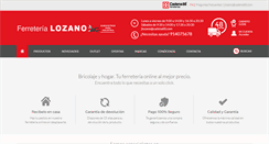Desktop Screenshot of ferreterialozano.es