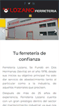 Mobile Screenshot of ferreterialozano.com